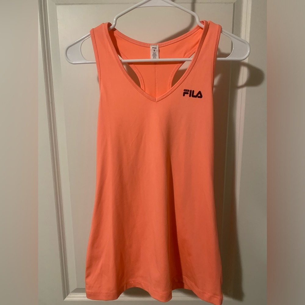 Fila Racerback Tank in Coral